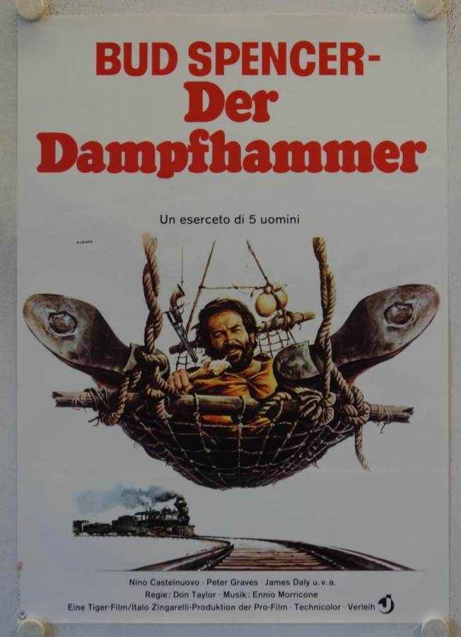 Der Dampfhammer originales deutsches Filmplakat (R70s)